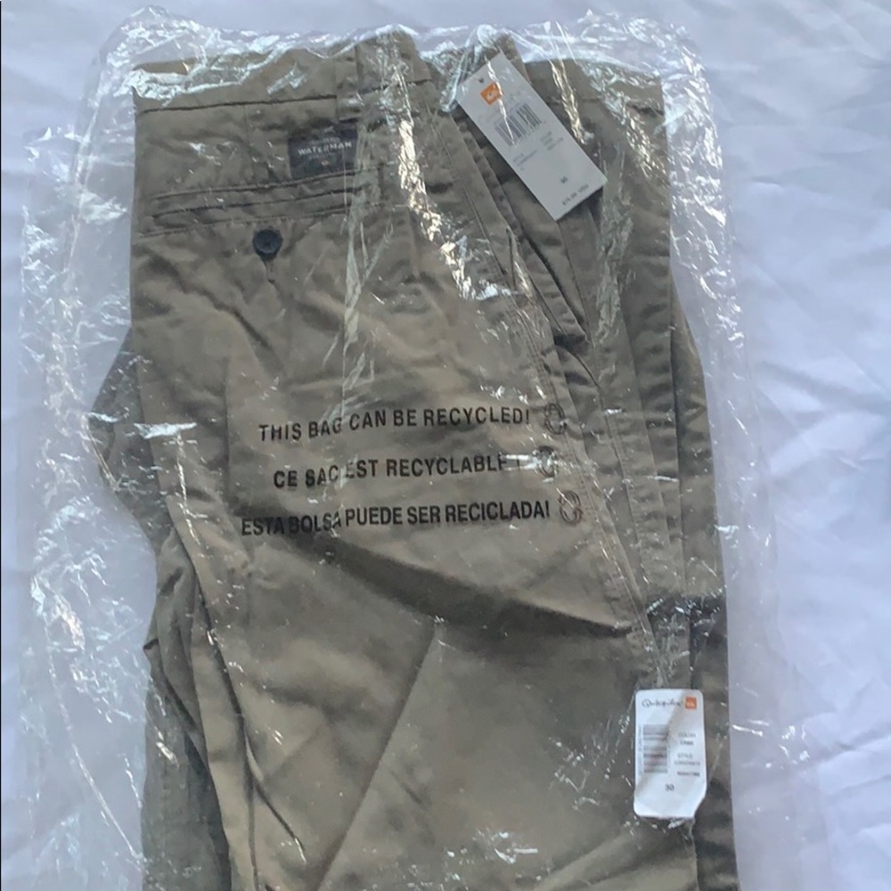 Quicksilver water men collection light green pant
